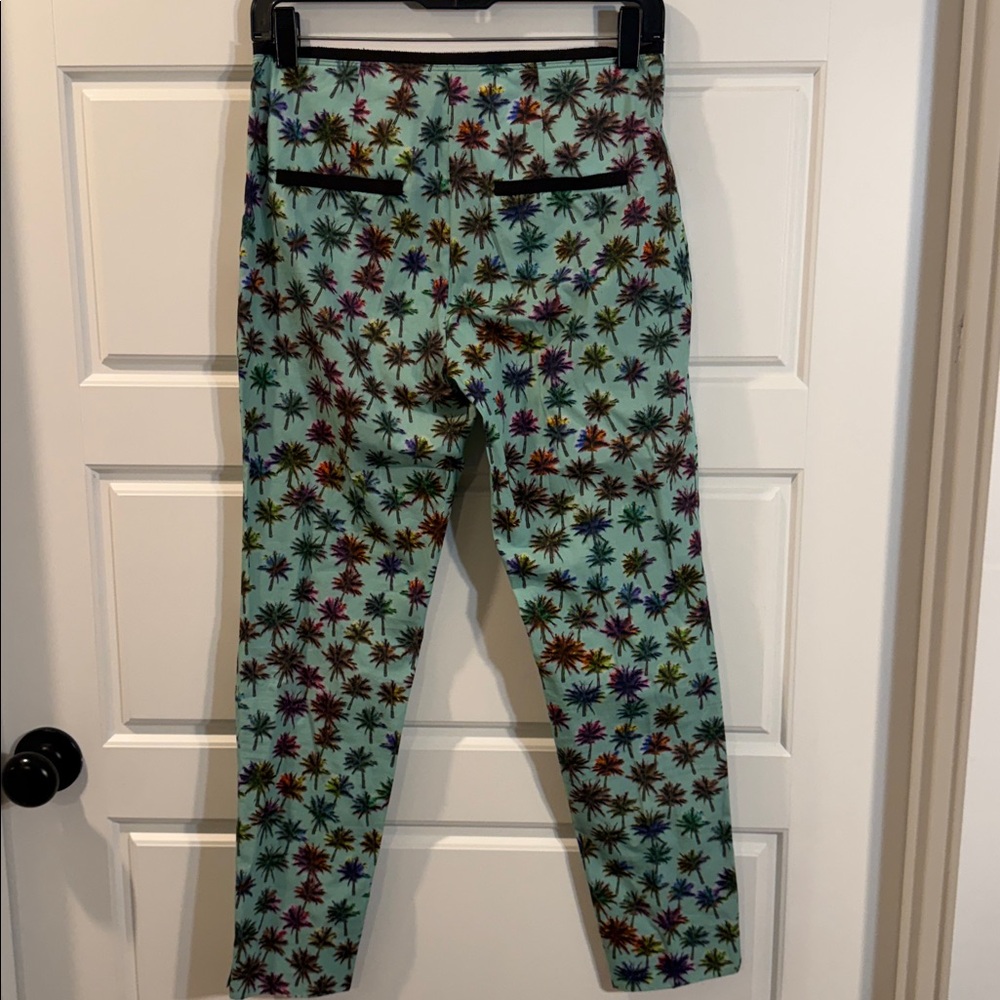 Dorothee Schumacher women's capri pants psychedelic palms 1/XS NWT - Picture 7 of 12
